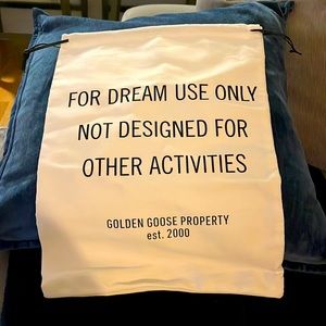Golden goose dust bag